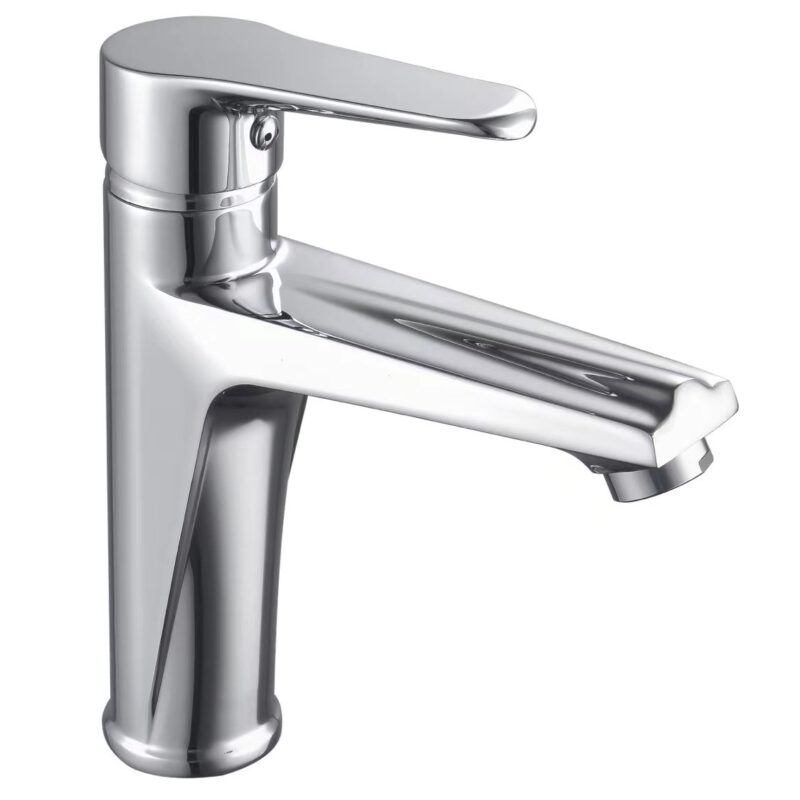 Good Price Chrome Zinc Alloy Thermostatic Faucet Hot & Cold Water Mixer Tap for School Living Room Use