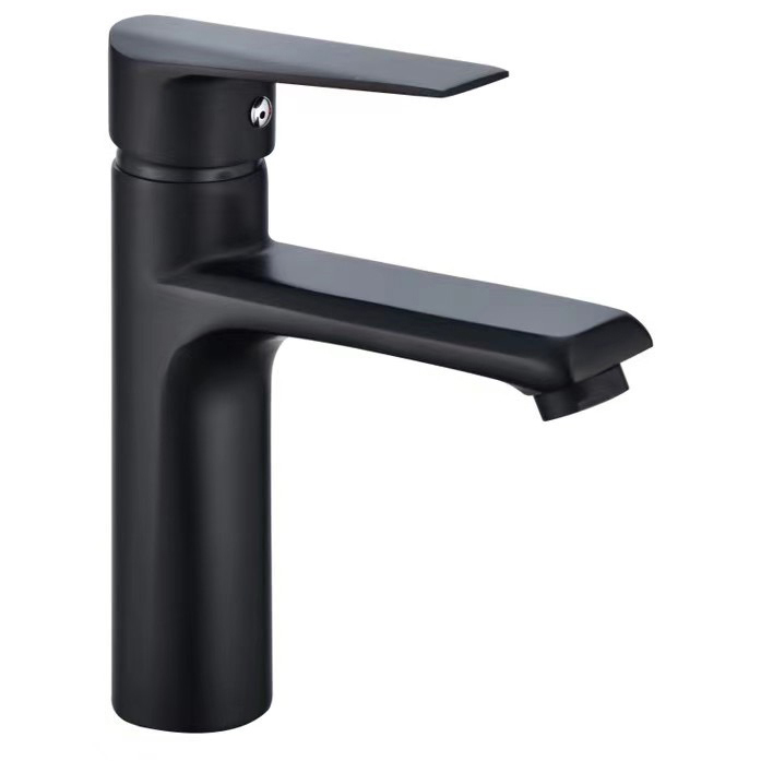 Роскошный черный одно отверстие палубе монтируется бассейн кран горячей и холодной воды термостатический смеситель кран для ванной комнаты