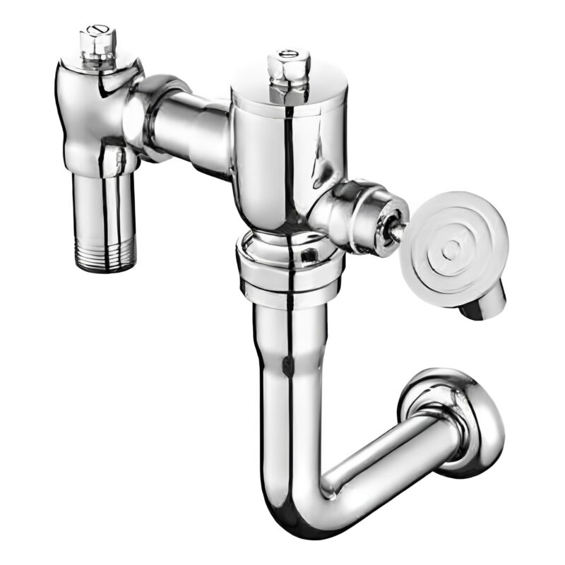 Factory Outlet Wall-Mounted Hand-Arm Basin Flusher Pedal Toilet Push Button Flush Valve for Bathroom Use WC Toilet Flush