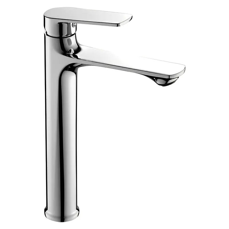 Factory Direct Sales Chrome Zinc Alloy Basin Faucets with Ceramic Valve Core Hot & Cold for Hotel & Villas