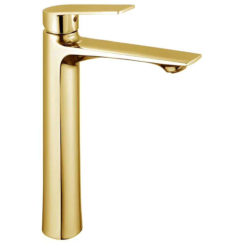 Luxury Golden Single-Handle Zinc Basin Tap for Bathroom Living Room Basin Mixer Faucet
