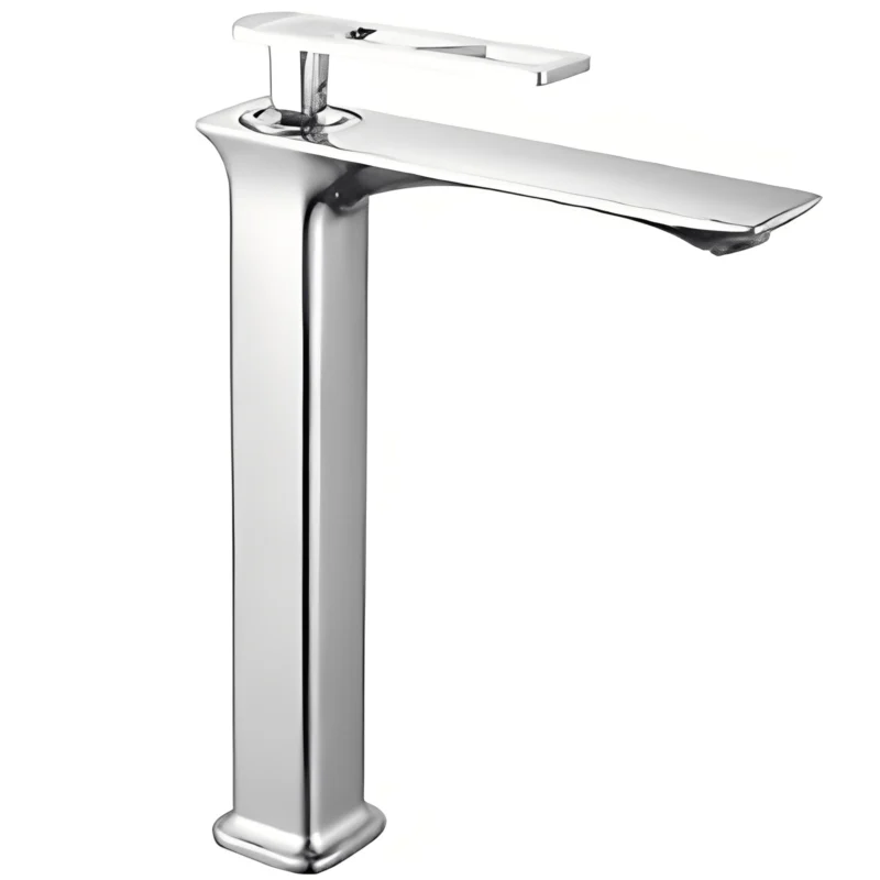 YOROOW Modern Zinc Alloy Single-Hole Deck Mounted Basin Faucet Alloy & Ceramic Valve Core Hot & Cold Water Taps for Bathroom