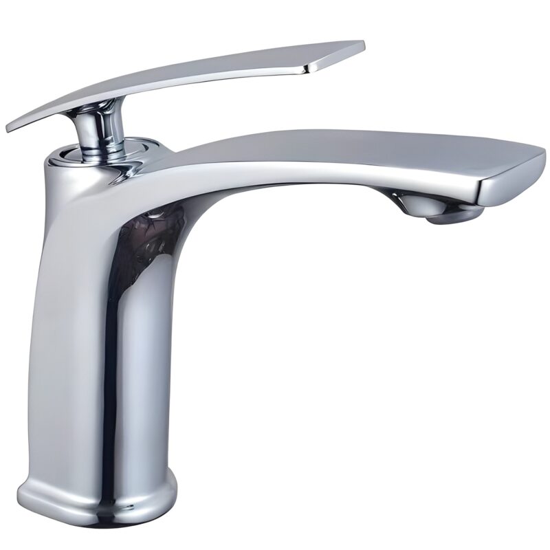YOROOW Modern Multifunctional Zinc Alloy Chrome Deck Mount Tall Basin Faucet with Ceramic Valve Core for Hotel Use