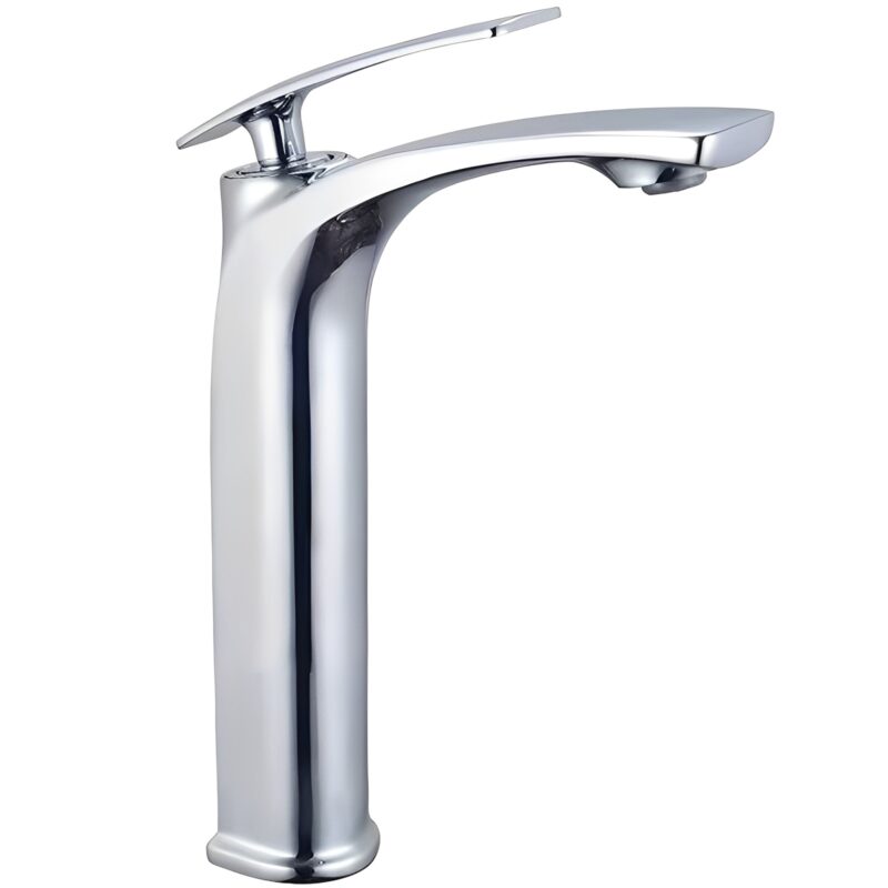 YOROOW Chrome Thermostatic Deck Mounted Single Hole Zinc-Alloy Single Handle Bathroom Basin Faucet Ceramic Valve