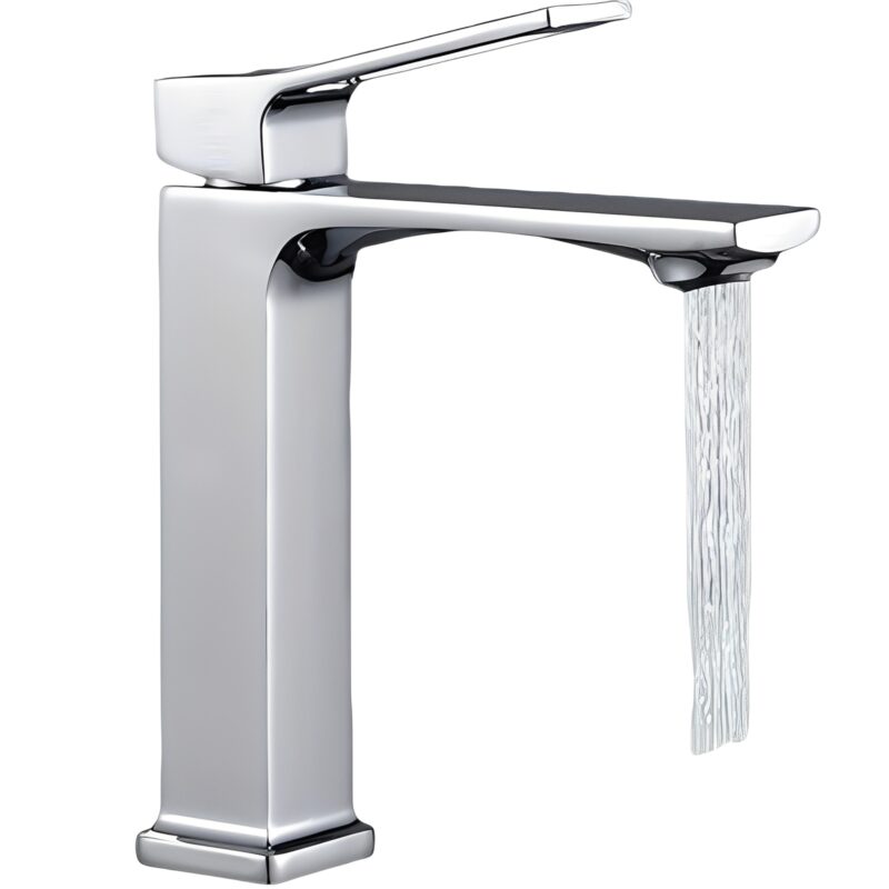 YOROOW Zinc Chrome Single Handle Deck Mount Modern Thermostatic Single Hole Mixer Faucet Bathroom Sink Faucet Basin Taps