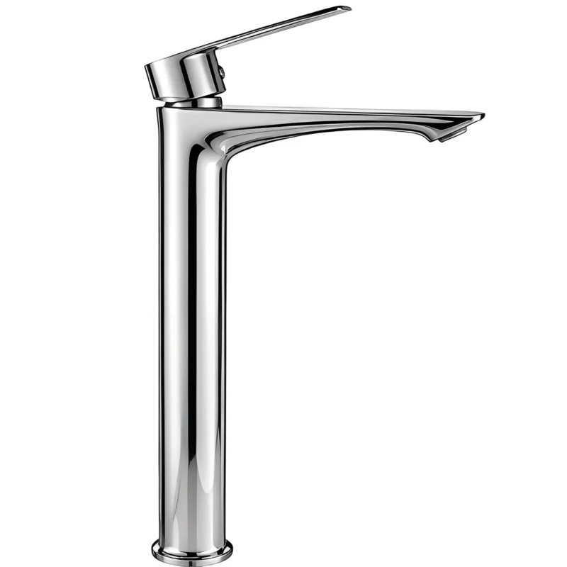 Modern Single-Hole Thermostatic Bathroom Basin Faucet Cold Hot Water Chrome-Plated Zinc-Alloy Mixer Tap for Bedroom Deck Mounted