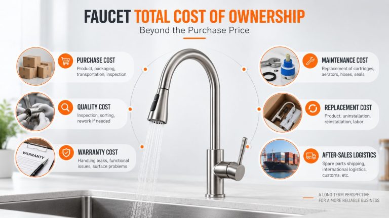 Total Cost of Ownership in Faucet Procurement: Why Purchase Price Is Only Part of the Cost